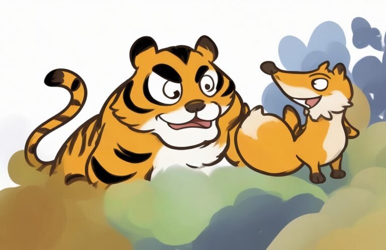 Chinese idiom-hú jiǎ hǔ wēi狐假虎威