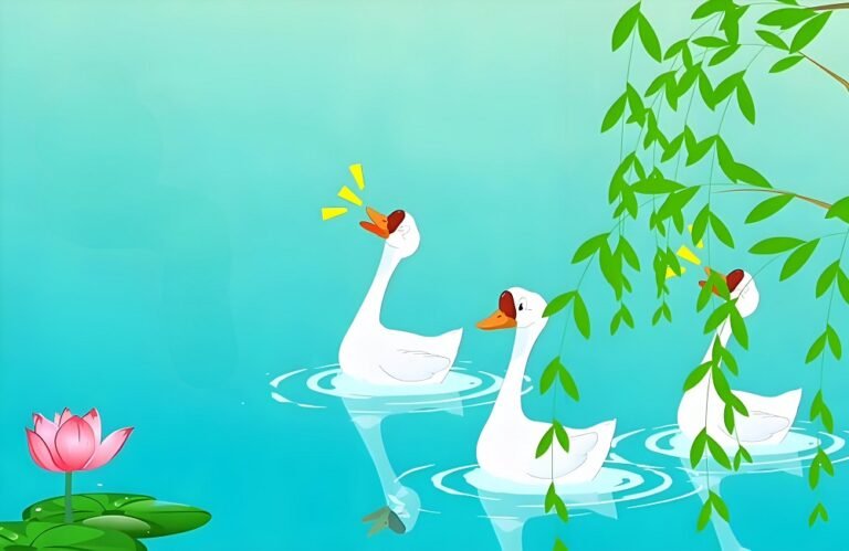 Chinese poetry – Yǒng É咏鹅