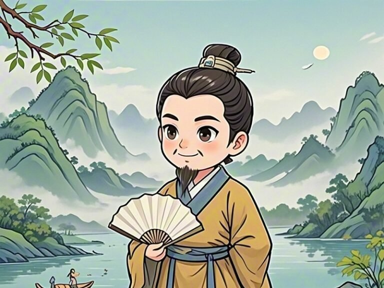 赠汪伦 – zèng wāng lún